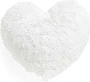 TJMAXX 14X18 Faux Fur Heart Shaped Pillow