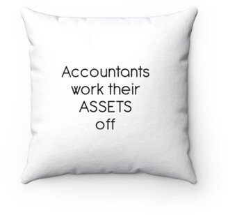 Accounting Pun Pillow - Throw Custom Cover Gift Idea Room Decor