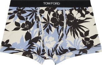 Blue & Black Floral Boxers