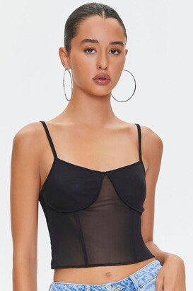 Mesh Cropped Cami