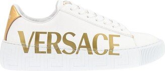 Logo Printed Low-Top Sneakers-AB