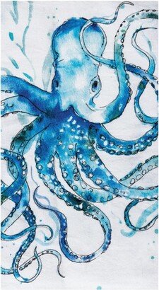 Octopus Printed Cotton Flour Sack Kitchen Towel