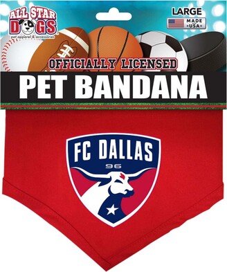 All Star Dogs Red Fc Dallas Pet Bandana