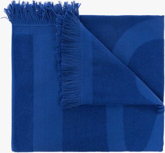 ‘Drap Plage’ Beach Towel - Blue