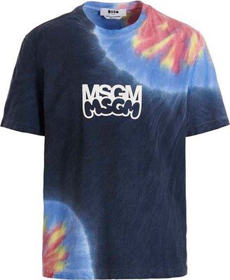 Tie-Dyed Crewneck T-Shirt-AA