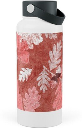 Photo Water Bottles: Oak Forest - Red Stainless Steel Wide Mouth Water Bottle, 30Oz, Wide Mouth, Red