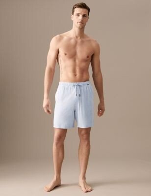 Cotton Blend Pyjama Shorts