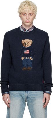 Navy Polo Bear Sweater