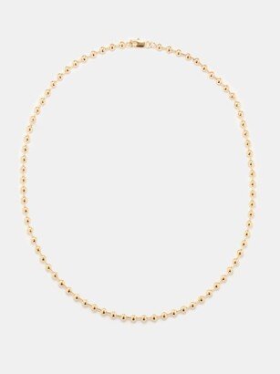 Ball-chain 14kt Gold-plated Necklace