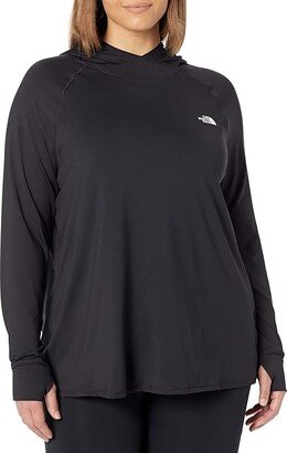 Plus Size Class V Water Hoodie (TNF Black) Women's Clothing