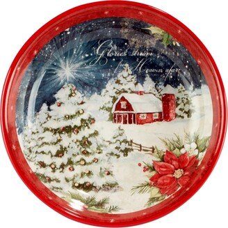 Silent Night Serving Bowl