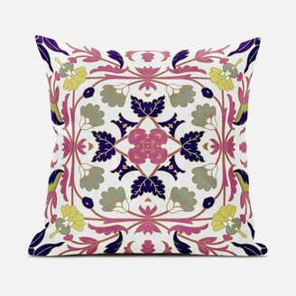 Amrita Sen Designs Amrita Sen Venetian Flower Paisley Duo Indoor Outdoor Pillow Zip-AA