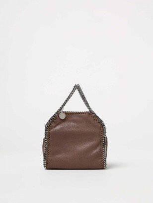 Falabella bag in cracklè synthetic leather-AG