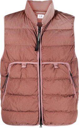 Eco-Chrome R padded down gilet