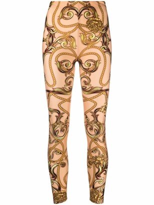 New Baroque print leggings