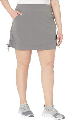 Plus Size Anytime Casual Skort (City Grey) Women's Skort