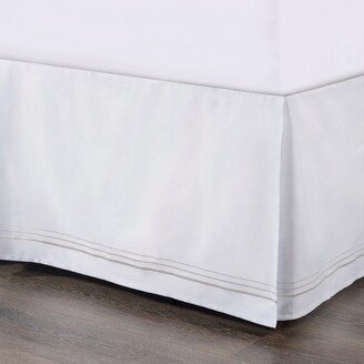 Embroidered Border Bed Skirt, 1PC