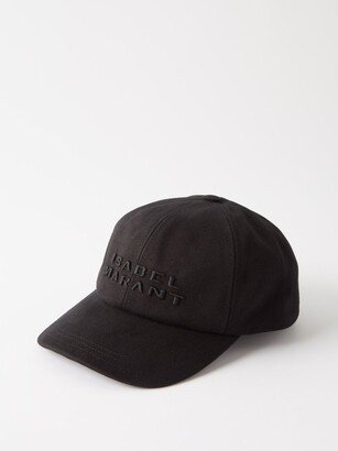 Black Tyron Logo-embroidered Cotton-canvas Cap