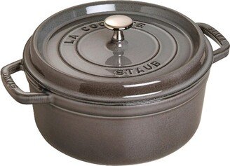 Cast Iron 9-qt Round Cocotte - Graphite Grey