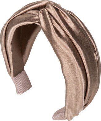 Twist silk satin headband