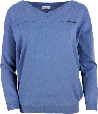 Long Sleeved V-Neck Jumper