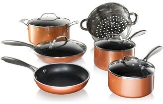 Copper Cast 10Pc Cookware Set-AA