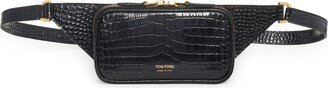 Small Croc Embossed Waist Bag