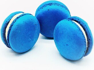 Blue Caramel Macarons | 6 Pack | Ideal For Celebratory Events