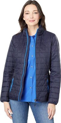 Rainier Primaloft Eco Full Zip Jacket (Dark Navy) Women's Clothing