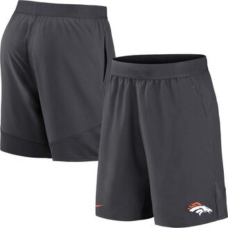 Men's Anthracite Denver Broncos Stretch Woven Shorts