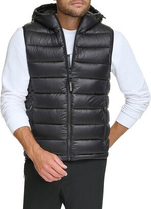 Full Zip Hooded Puffer Vest