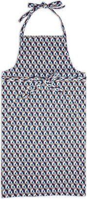 Geometric-Print Apron