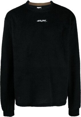 Logo-Embroidered Knitted Jumper