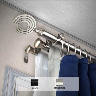 InStyleDesign Braid Triple Curtain Rod 13/16 inch dia.