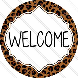 Welcome Sign - Leopard Everyday Metal
