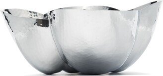 Cloud hammered sculptural bowl