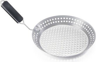 Stainless Steel 12 Grill Skillet with Soft-Grip Handle