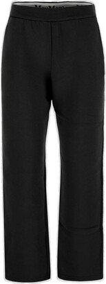 'S Max Mara Logo Detailed Straight Leg Trousers