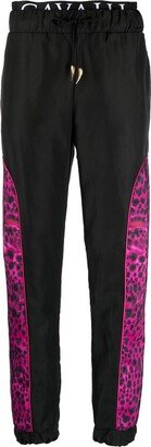 Printed-Panel Track Pants