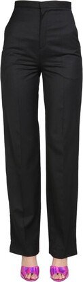 Straight Leg Pleat Detailed Pants