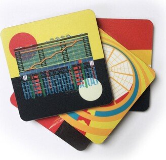 Eye for London Prints Museums Of The World Coaster Set