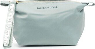 Bimba y Lola Embossed-Logo Make-Up Case