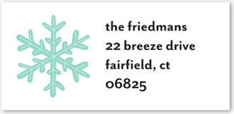 Address Labels: Joyful Letters Address Label, Blue, Address Label, Matte