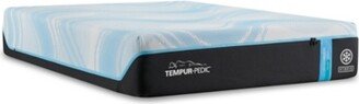 TEMPUR Luxebreeze Medium Hybrid California King Mattress with TEMPUR Ergo Power Base