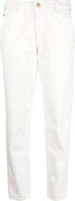 Mid-Rise Straight-Leg Trousers-BV