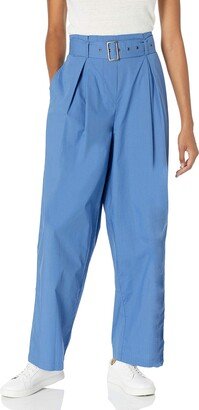 Women's Julia Belted High Waist Pleated Tapered Leg Pant