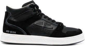 Quinn high-top leather sneakers-AA