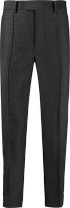 Cropped Mohair-Blend Trousers