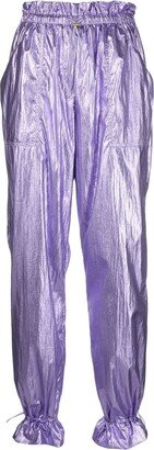 Metallic Tapered Trousers-AA