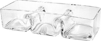 Sectional Relish 3-Part Divided Dish Tray-AA